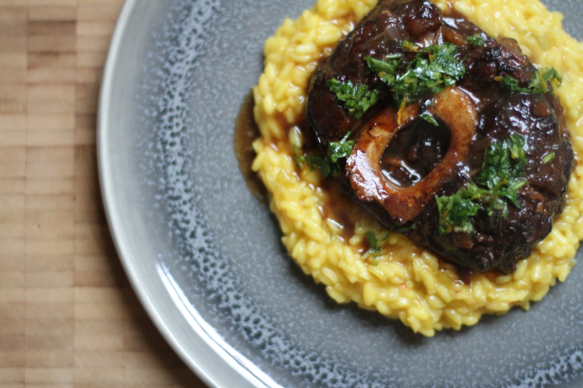 Ossobuco, Risotto Milanese & Orange&nbsp;Gremolata.