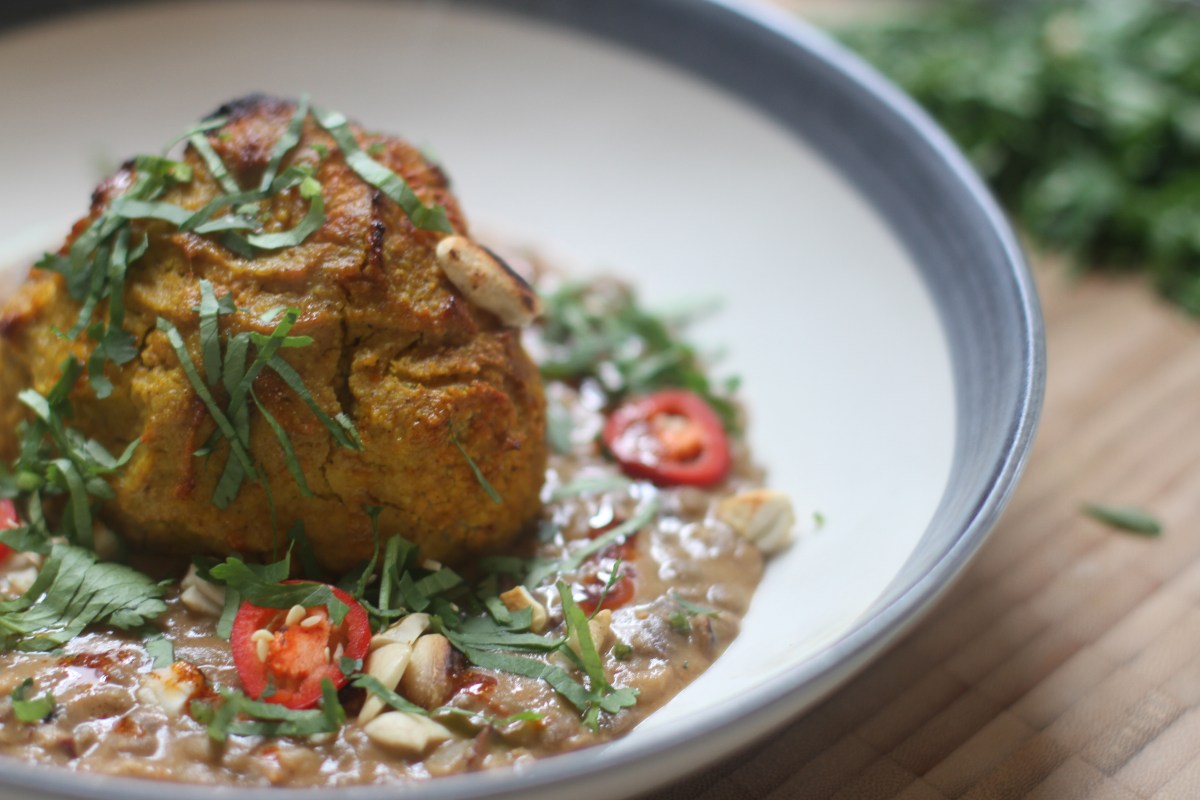 Dal Makhani with Roasted Spiced&nbsp;Cauliflower.